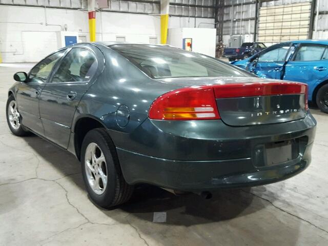 2B3HD46RX1H593465 - 2001 DODGE INTREPID S მწვანე ფოტო 3