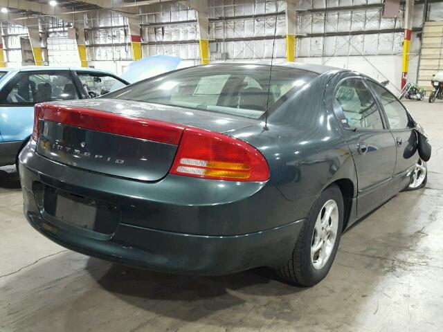 2B3HD46RX1H593465 - 2001 DODGE INTREPID S მწვანე ფოტო 4