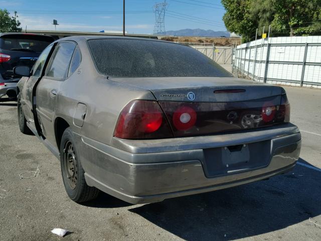 2G1WF52E339340079 - 2003 CHEVROLET IMPALA GRAY photo 3