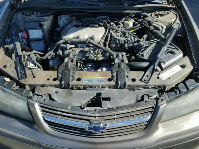 2G1WF52E339340079 - 2003 CHEVROLET IMPALA GRAY photo 7