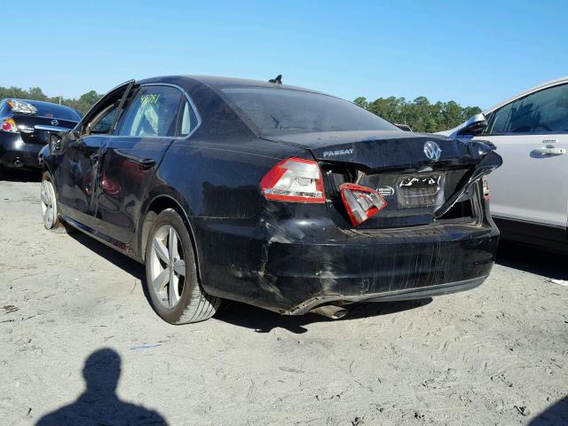 1VWAT7A37EC049793 - 2014 VOLKSWAGEN PASSAT S შავი ფოტო 3
