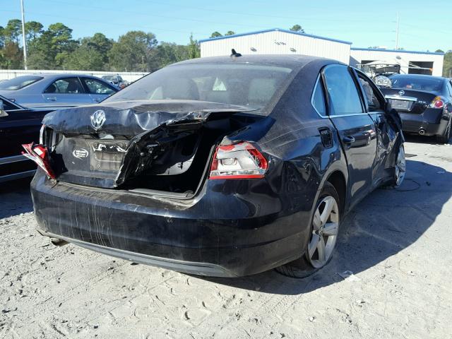 1VWAT7A37EC049793 - 2014 VOLKSWAGEN PASSAT S შავი ფოტო 4