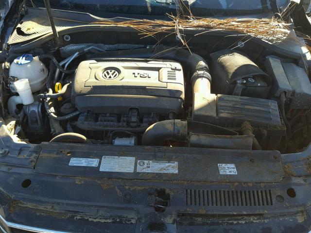 1VWAT7A37EC049793 - 2014 VOLKSWAGEN PASSAT S შავი ფოტო 7