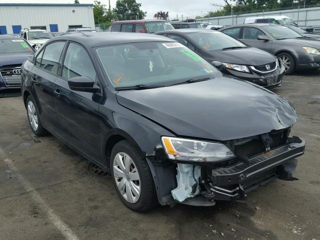 3VW2K7AJ8CM356102 - 2012 VOLKSWAGEN JETTA BASE Սև լուսանկար 1