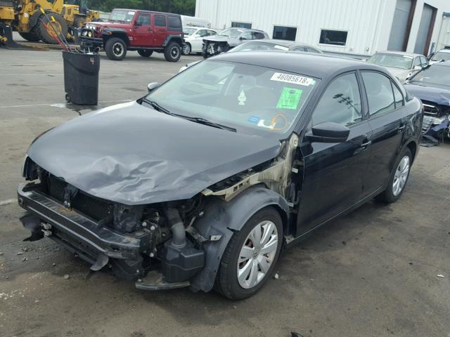 3VW2K7AJ8CM356102 - 2012 VOLKSWAGEN JETTA BASE Սև լուսանկար 2