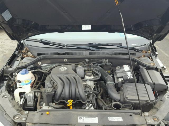 3VW2K7AJ8CM356102 - 2012 VOLKSWAGEN JETTA BASE Սև լուսանկար 7