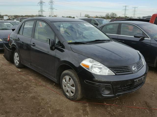 3N1CC11E29L441250 - 2009 NISSAN VERSA S BLACK photo 1