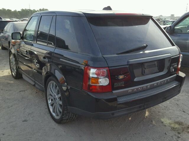 SALSK25427A100074 - 2007 LAND ROVER RANGE ROVE BLACK photo 3