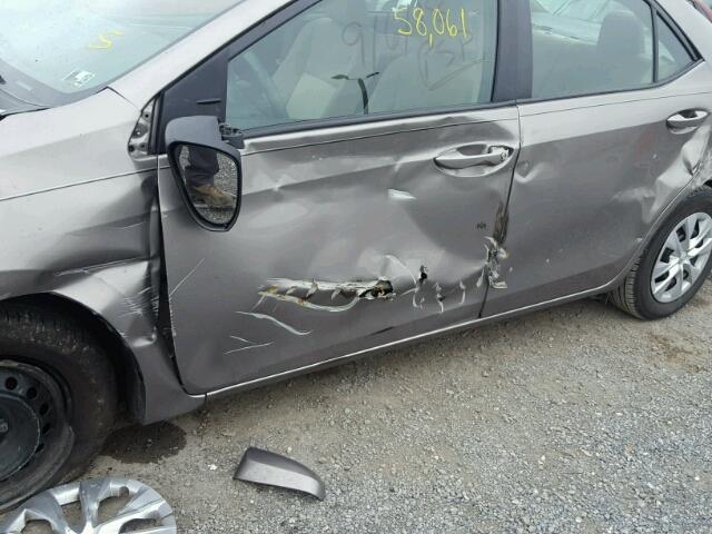 2T1BPRHE5EC047952 - 2014 TOYOTA COROLLA EC 灰色 照片 9