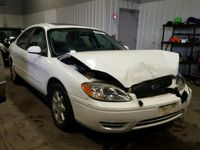 1FAFP56U86A189101 - 2006 FORD TAURUS SEL WHITE photo 1