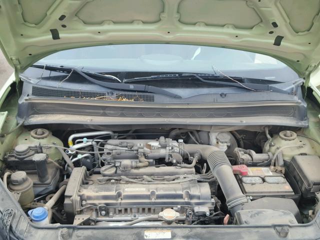 KNDJT2A20B7287910 - 2011 KIA SOUL GREEN photo 7