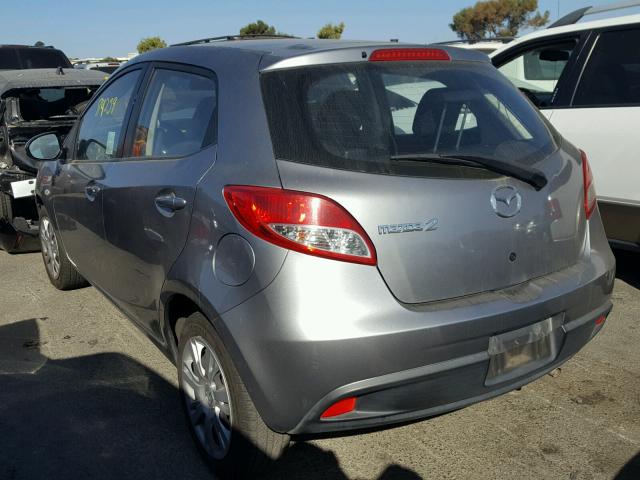 JM1DE1KZ4E0187870 - 2014 MAZDA MAZDA2 SPO GRAY photo 3