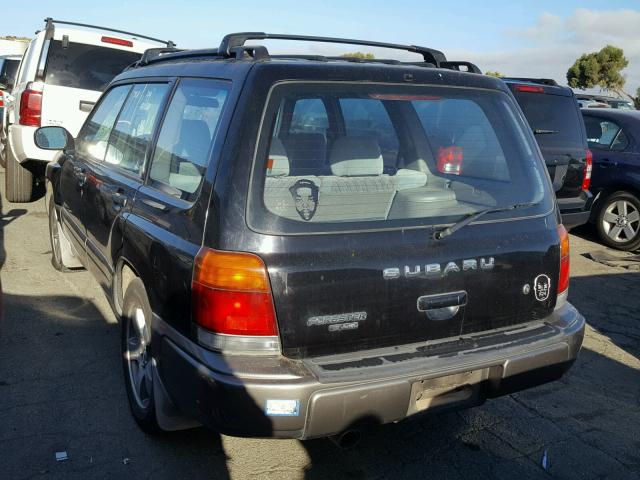 JF1SF6551XH708757 - 1999 SUBARU FORESTER S BLACK photo 3