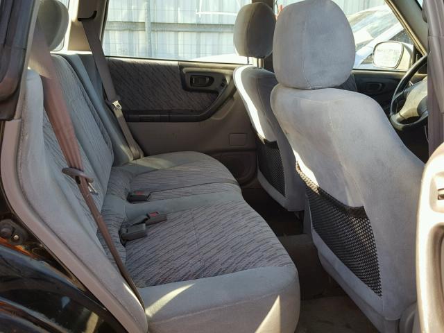 JF1SF6551XH708757 - 1999 SUBARU FORESTER S BLACK photo 6