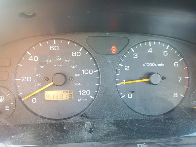 JF1SF6551XH708757 - 1999 SUBARU FORESTER S BLACK photo 8