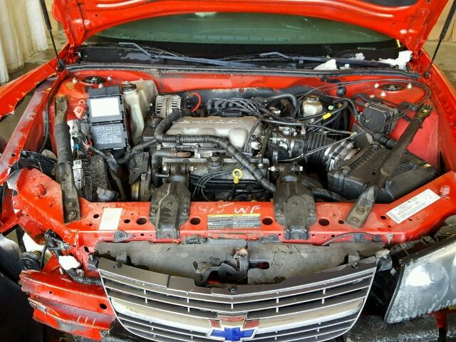 2G1WF52EX49316069 - 2004 CHEVROLET IMPALA RED photo 7