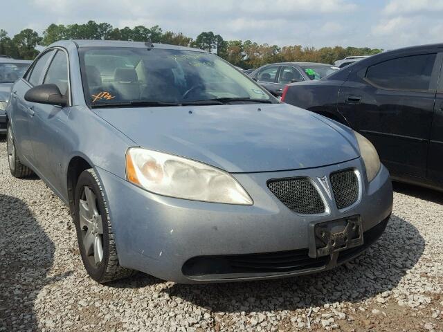 1G2ZG57B384246251 - 2008 PONTIAC G6 BASE BLUE photo 1