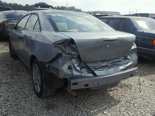 1G2ZG57B384246251 - 2008 PONTIAC G6 BASE BLUE photo 3