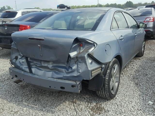 1G2ZG57B384246251 - 2008 PONTIAC G6 BASE BLUE photo 4