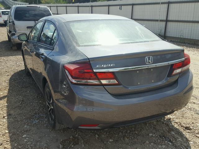 19XFB2F97DE001147 - 2013 HONDA CIVIC EXL 灰色 照片 3