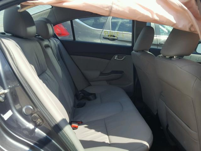 19XFB2F97DE001147 - 2013 HONDA CIVIC EXL 灰色 照片 6