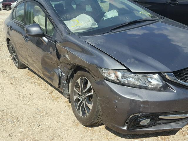 19XFB2F97DE001147 - 2013 HONDA CIVIC EXL 灰色 照片 9