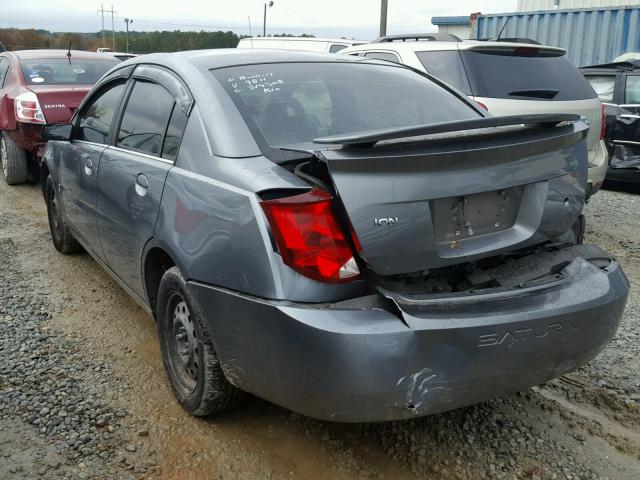 1G8AJ55F96Z149811 - 2006 SATURN ION GRAY photo 3