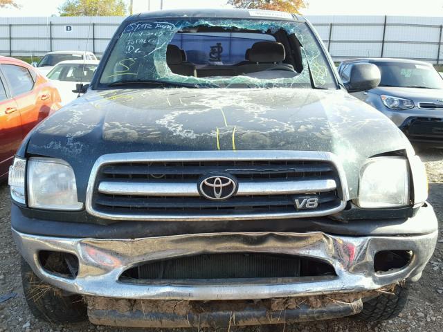 5TBBT4418YS109575 - 2000 TOYOTA TUNDRA ACC GREEN photo 7