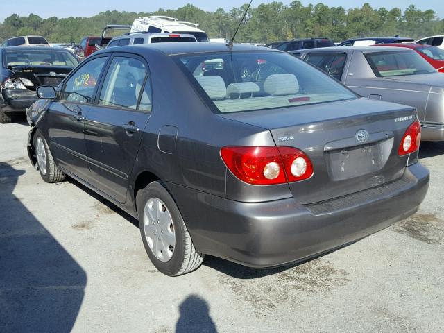 1NXBR32E05Z489407 - 2005 TOYOTA COROLLA CE SILVER photo 3