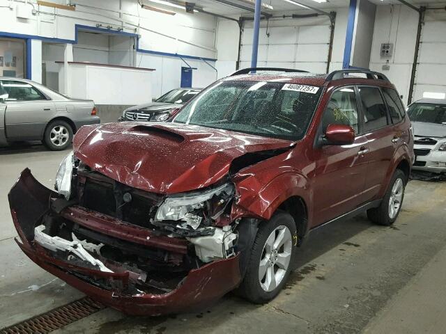 JF2SH66619H724053 - 2009 SUBARU FORESTER 2 MAROON photo 2