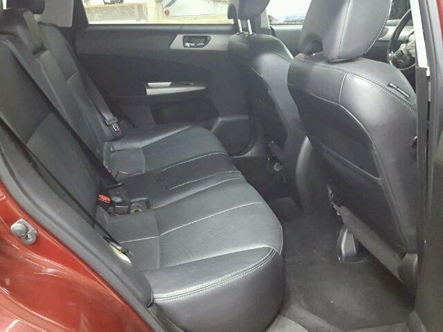 JF2SH66619H724053 - 2009 SUBARU FORESTER 2 MAROON photo 6