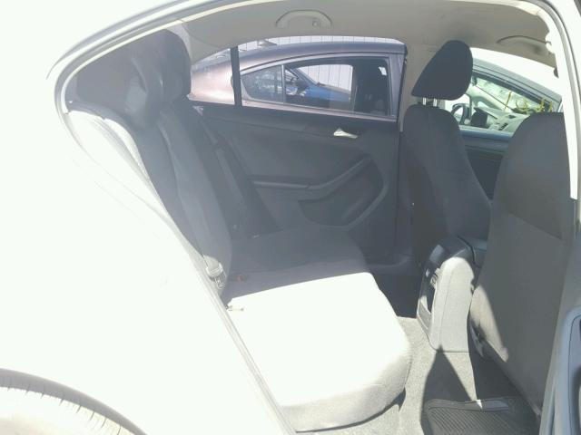 3VW2K7AJ1EM320898 - 2014 VOLKSWAGEN JETTA BASE WHITE photo 6