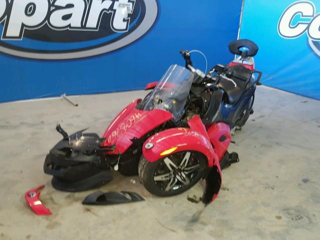 2BXJAHA198V000546 - 2008 CAN-AM SPYDER ROA RED photo 2