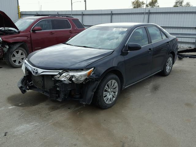 4T4BF1FK6DR330280 - 2013 TOYOTA CAMRY L 黑色 照片 2