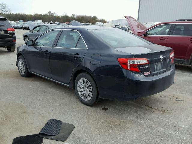 4T4BF1FK6DR330280 - 2013 TOYOTA CAMRY L 黑色 照片 3