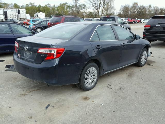 4T4BF1FK6DR330280 - 2013 TOYOTA CAMRY L 黑色 照片 4