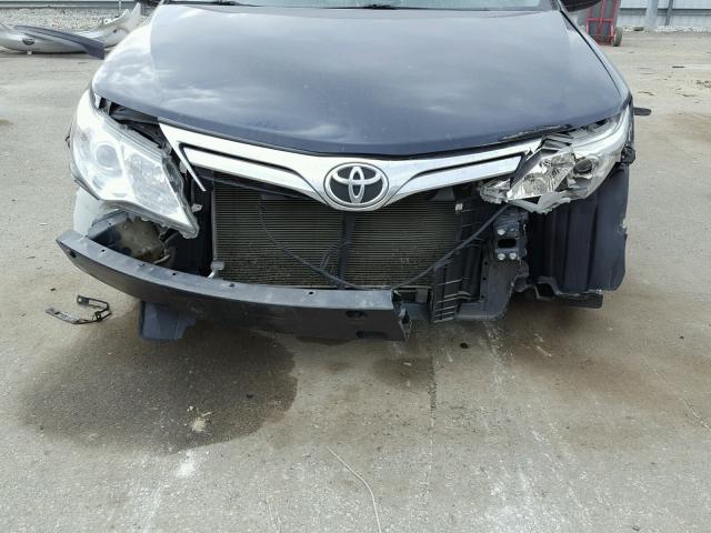 4T4BF1FK6DR330280 - 2013 TOYOTA CAMRY L BLACK photo 9