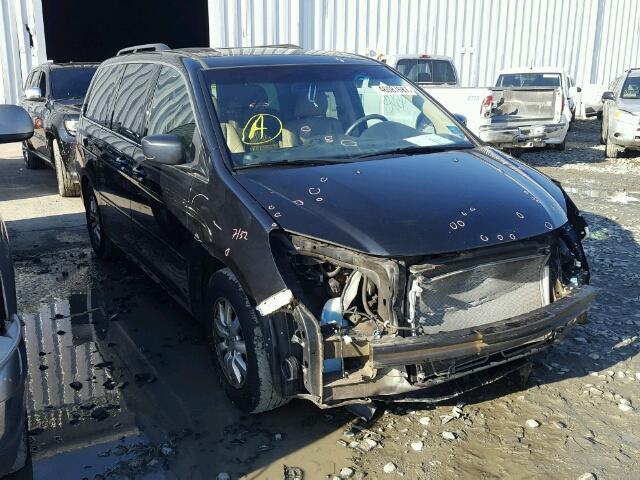 5FNRL38688B030224 - 2008 HONDA ODYSSEY EX BLACK photo 1