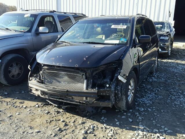 5FNRL38688B030224 - 2008 HONDA ODYSSEY EX BLACK photo 2