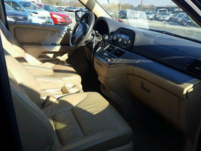 5FNRL38688B030224 - 2008 HONDA ODYSSEY EX BLACK photo 5