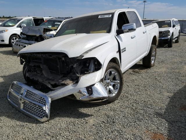 1C6RR7NMXGS186122 - 2016 RAM 1500 LARAM WHITE photo 2