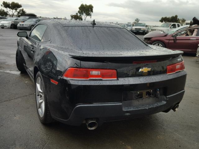 2G1FG1EW3F9213668 - 2015 CHEVROLET CAMARO SS Negro foto 3