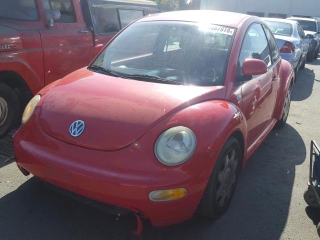 3VWCC21CXXM442989 - 1999 VOLKSWAGEN NEW BEETLE 红色 照片 2