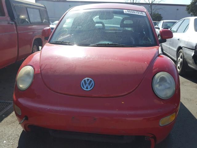 3VWCC21CXXM442989 - 1999 VOLKSWAGEN NEW BEETLE 红色 照片 9
