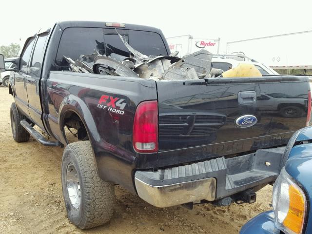 1FTSW21R68EE23390 - 2008 FORD F250 SUPER BLACK photo 3