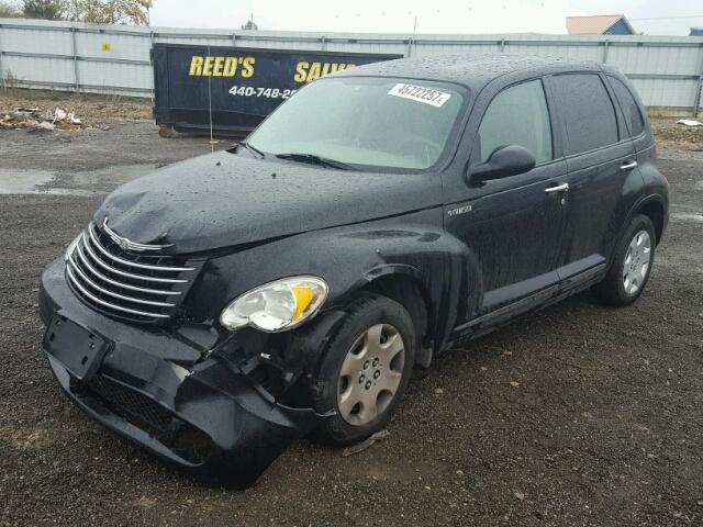 3A4FY58B36T313801 - 2006 CHRYSLER PT CRUISER BLACK photo 2