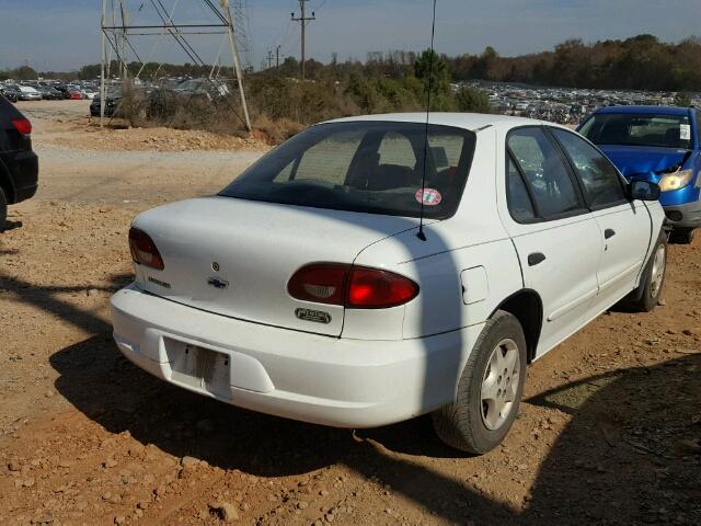 1G1JC524427101263 - 2002 CHEVROLET CAVALIER WHITE photo 4