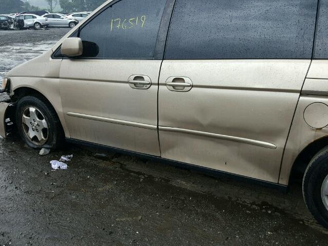 2HKRL18741H524813 - 2001 HONDA ODYSSEY EX GOLD photo 9