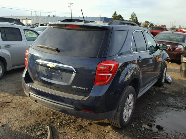 2GNALCEK6G1108152 - 2016 CHEVROLET EQUINOX LT BLUE photo 4