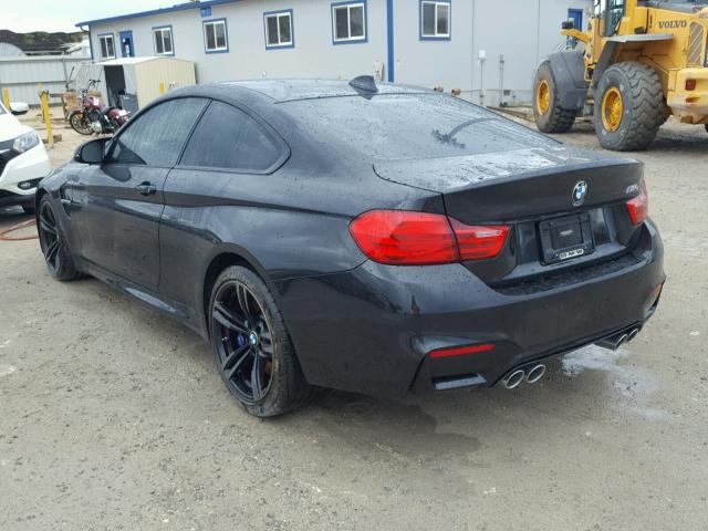 WBS3R9C51FK331707 - 2015 BMW M4 BLACK photo 3